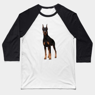 Doberman Pinscher Dog Elegance Baseball T-Shirt